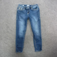 Vigoss Jeans Women's 8 Blue Light Wash Low Rise Skinny Jeans