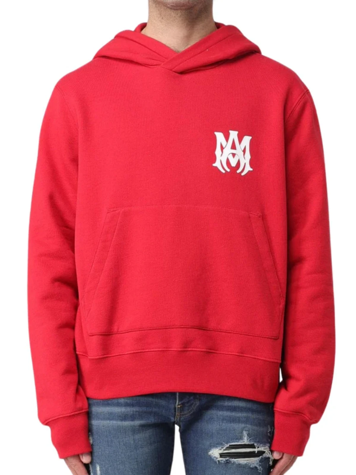 Felpa con cappuccio Amiri MA logo rosso. Nuovo con etichette. Prezzo consigliato £750