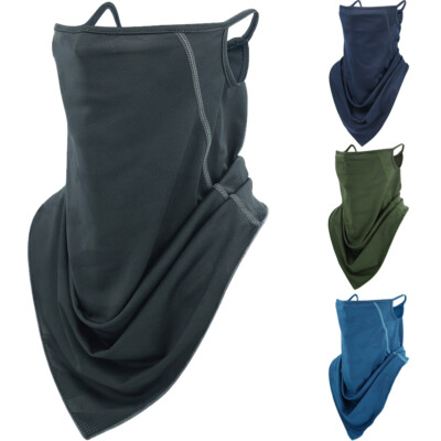 Cooling Neck Gaiter Face Mask with Ear Loops UV Protection Bandana for ...