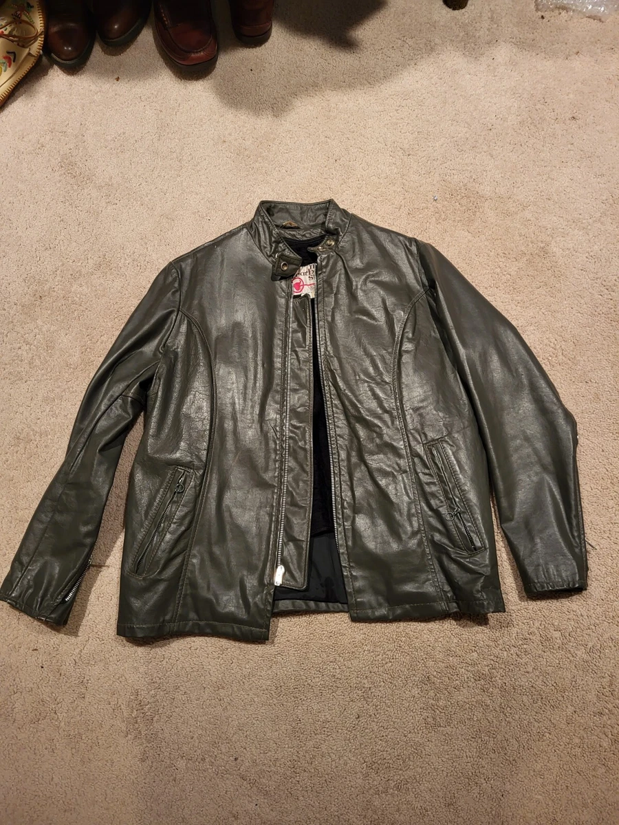 Leather jacket cheap size 14