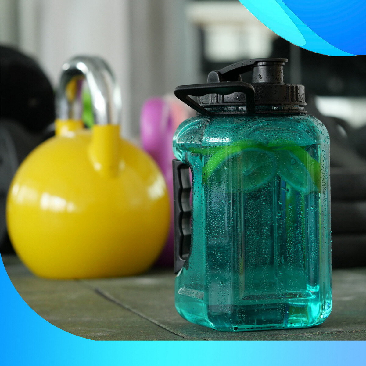 BPA Free Drinks Bottle|Half gallon water bottle|Reusable 2 Liter Gym WaterBottle