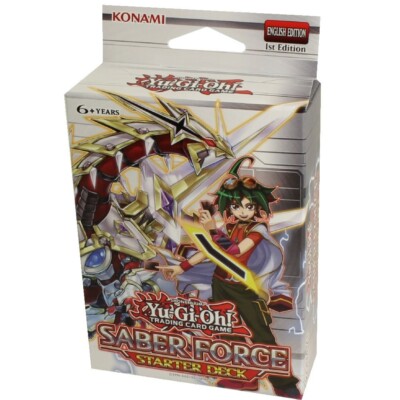 Yu-Gi-Oh! Saber Force Starter Deck 1st Edition English Edition New Sealed  Konami