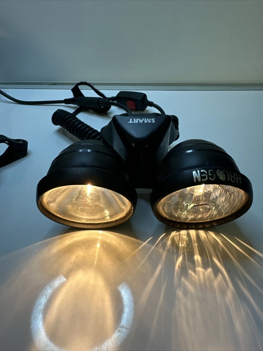 Smart Halogen White Front Twin Bike Light Spare Or Repairs Working