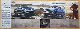 Prospekt FIAT Fullback Pickup wie neu!