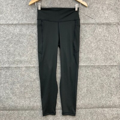 NEW Dharma Bums Leggings Womens S / 10 Black 7/8 Length Smooth Sculpt 37831