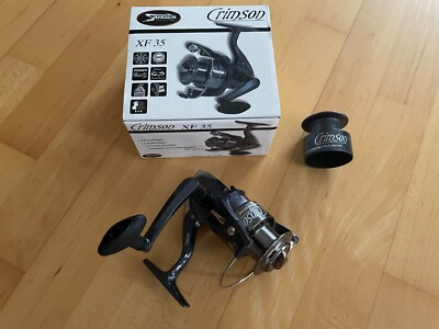 Sänger Crimson XF 35 Angelrolle inkl. Ersatzspule S-Curve 150 m/0,30 mm Neu OVP