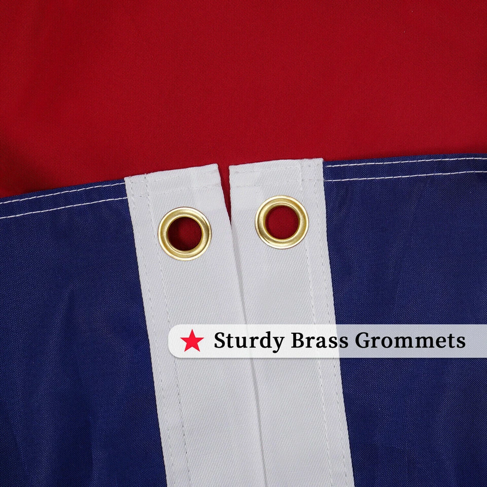 Bandera del estado de Texas bordada de 4x6 pies banderas cosidas bandera decorativa protegida contra rayos UV Foto 3 de 4