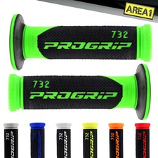 Motorrad Lenkergriffe Motorroller Griffe Griffgummis ProGrip 732 grün 22/24mm