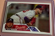 A.J. Minter Atlanta Braves 2023 Topps Series 1 Baseball Card #159 MLB Near Mint