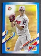 Haruki Ohmichi 2021 Topps Chrome NPB BLUE REFRACTOR Rookie #78 /150 TOYO CARP