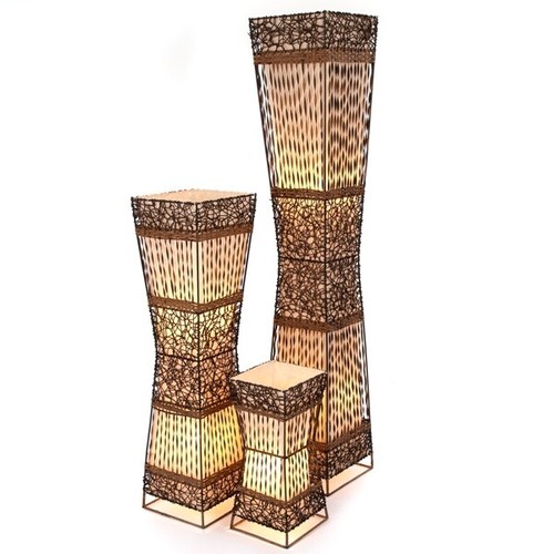 Handmade Fair Trade Square Rattan 
