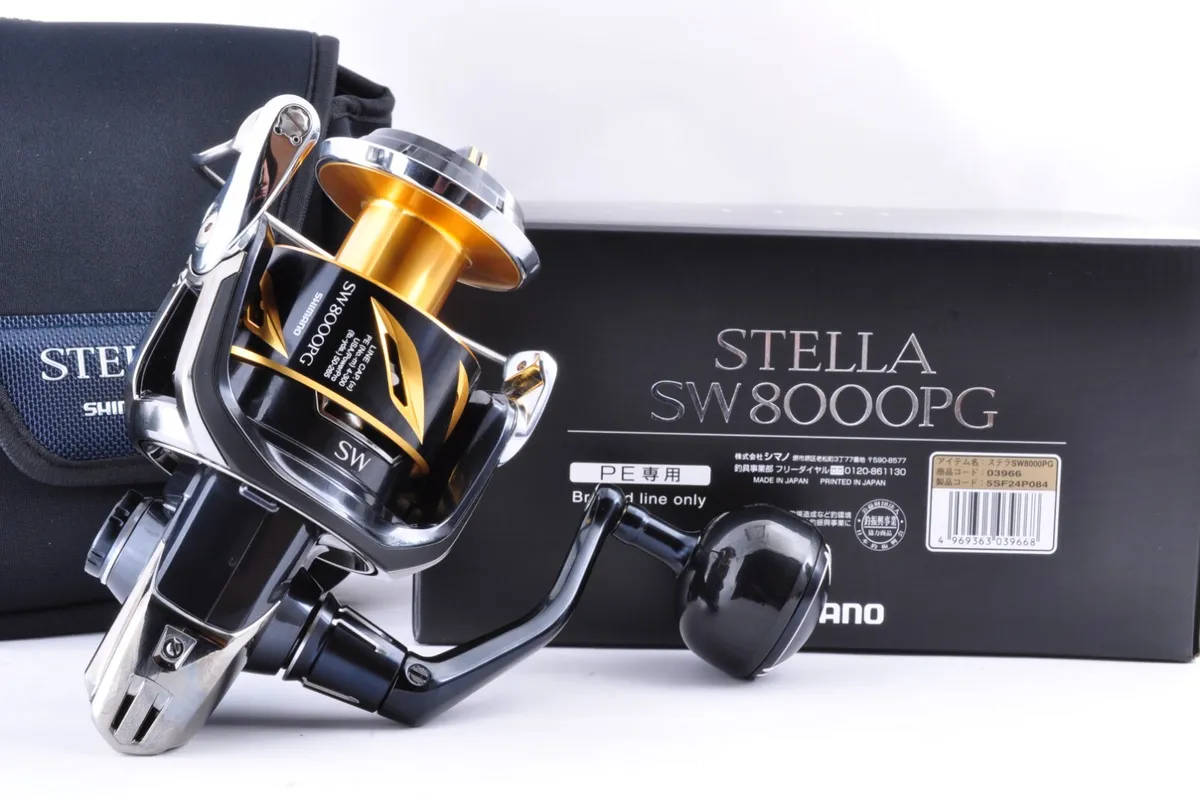 SHIMANO 19 STELLA SW 8000 PG Spinning Reel Free Shipping From Japan 