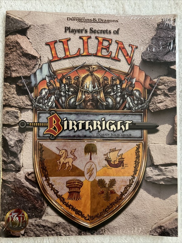 NEW Dungeons & Dragons AD&D Birthright Player's Secrets of ILIEN TSR RARE NEW SW