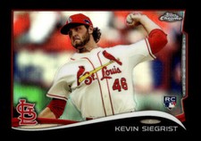 2014 Topps Chrome Black Refractors #81 Kevin Siegrist  SERIAL # 058/100