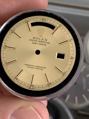 Rolex Champagne Minute Track 1803 Day 