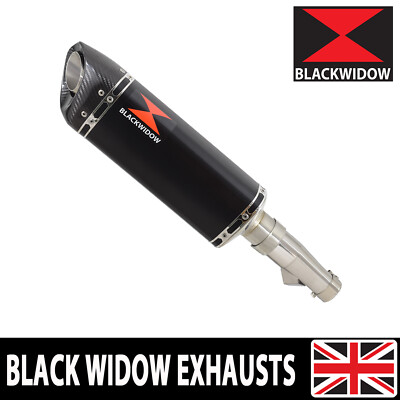 X-ADV XADV 750 2017-2022 Auspuff Endtopf Kit 300mm Tri Oval Schwarz Carbon BC30T