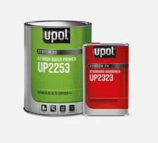 U-POL 2253 & 2323 2K 4:1 Gray High Build Urethane Primer Kit (Gallon)