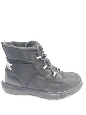 Sorel Women s Explorer II Carnival Black Winter Boots, Size 10M