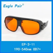 1pc OD7+ 190nm-540nm Laser Safety Glasses EP-3-11 Protective Goggles w/box