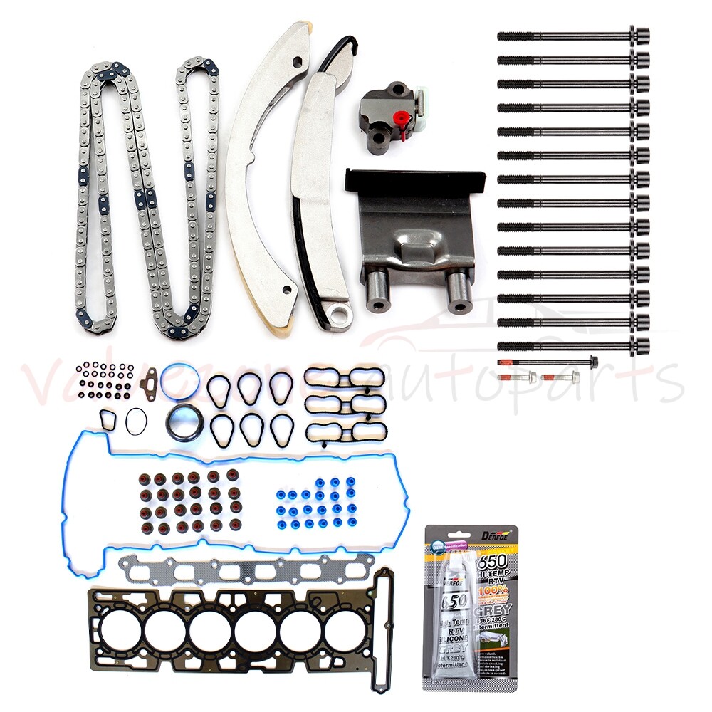 Head Gasket Set Bolts Timing Chain Kit For Buick Rainier Chevy