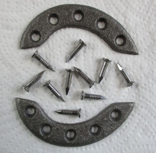 Set of British Army:"AMMO BOOT TOE PLATES" (With Fixing Nails/Screws, Sizes 5-6) - Picture 3 of 3