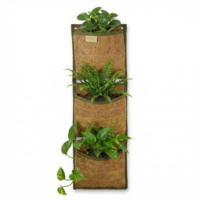 Vertical Garden Planter, 3 Pocket, Living wall Planter, Hanging wall  planters... | eBay