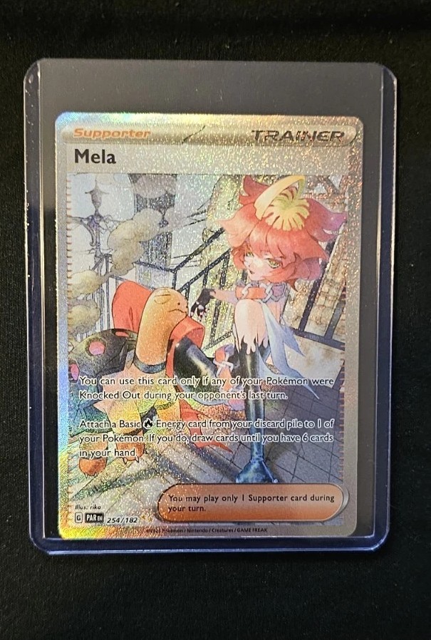 Mela 254/182 Pokemon Paradox Rift Trainer Special Illustration English NM Holo