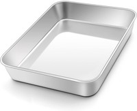 Backblech Edelstahl Rechteckig 26,5X20,5X5Cm Ofenform FüR Lasagne Brownie