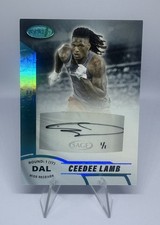 2019 Sage Aspire Ceedee Lamb Platinum 1/1 Auto RC Rookie #ASP-42 PRC Cowboys