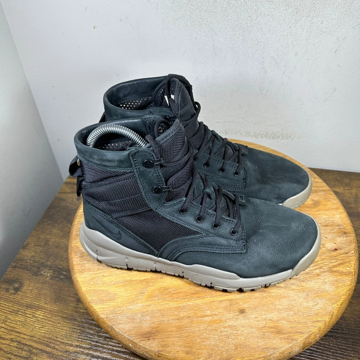 Nike SFB Tactical Boots Men\'s Size 10 Black Orange CK9951-006 Trail‎ Hiking NWOB Nike SFB Lace Up Ankle Boots for Men for Sale | Shop New  main image 3