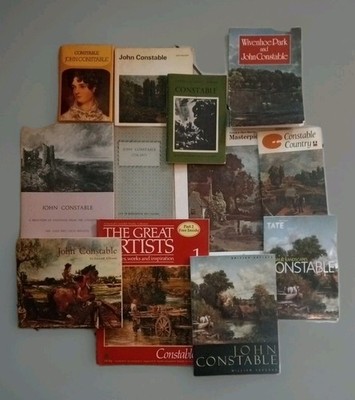 Auswahl kleiner Kunstbücher und Broschüren über John Constable