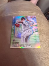 2021 Bowman's Best Refractor Sixto Sanchez #60 Miami Marlins
