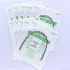 20 Packs Dental Ortho Niti Super Elastic Round Arch Wire Nature Form 016 Upper