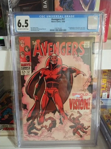 Avengers #57 1st App Silver Age Vision Marvel Key