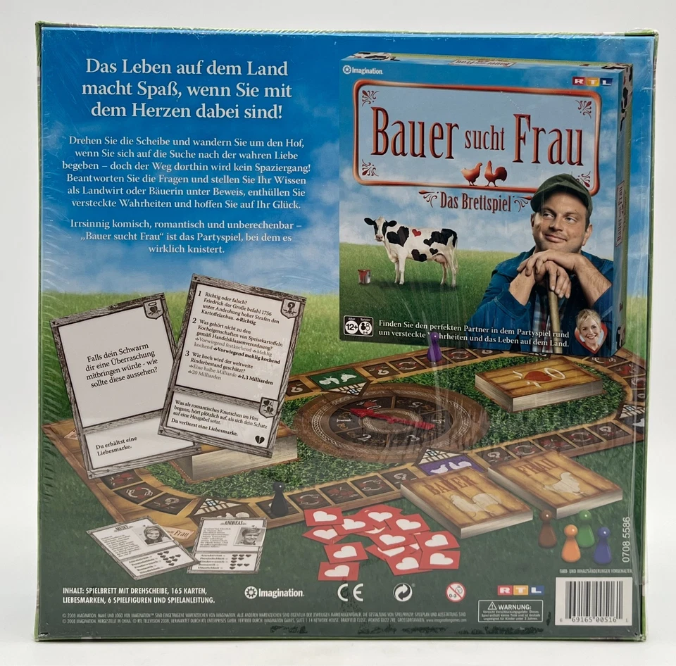 Imagination Bauer sucht Frau Das Brettspiel - ab 12 Jahren - 2-6 Spieler - NEU - Bild 2 von 2