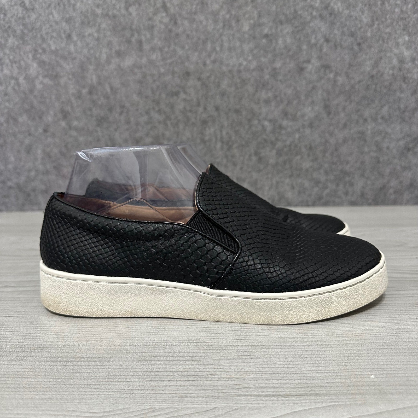 Vionic Splendid Midisnake Black Snake Embossed Sl… - image 1