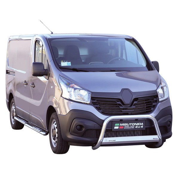Stahl Seitenschweller Schwellerrohre FüR Renault Trafic 2014-2019 L1 Kurzer Grau-image