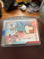 2017 Panini Illusion First Impressions Memorabilia Auto Carlos Henderson /50