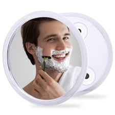 Fogless Shower Mirror for Shaving and Makeup with 3 Removable Powerful Suctio...