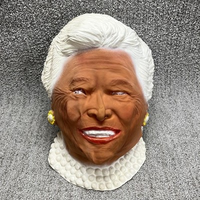 VTG First Lady Barbara Bush Rubber Mask Halloween Politics Republican 80s 90s
