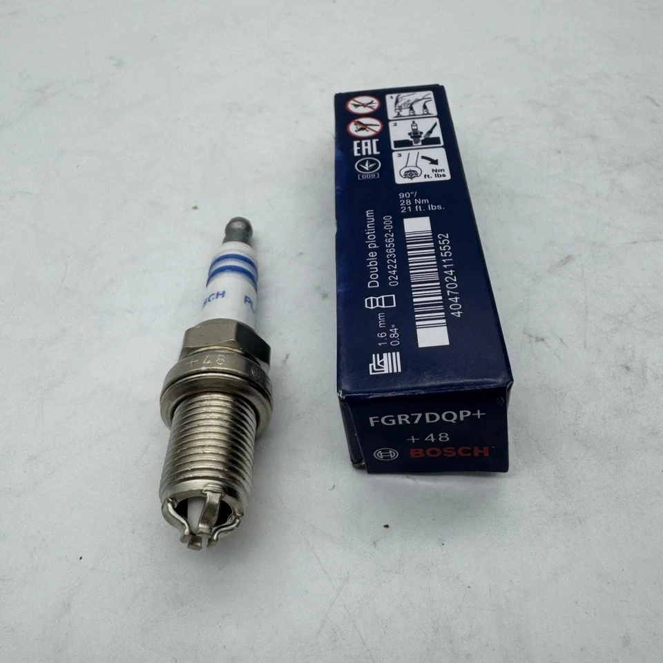 6x Bosch Platinum Spark Plugs For BMW E39 E46 E83 E36 E53 12120037607 FGR7DQP Foto 2 de 4