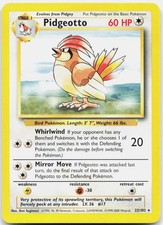 Pidgeotto 22/102 Rare Base Set Unlimited Pokemon Near Mint on eBay