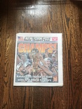 New York Post June 14 NY KNICKS CHAMPS