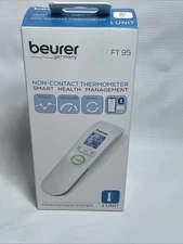 Beurer FT95 Bluetooth Non-Contact Thermometer - Health Coach app New