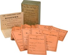 Charles Dickens-THE CHRISTMAS GAME OF DICKENS FOR OLD & YOUNG-1867-ORIGINAL GAME