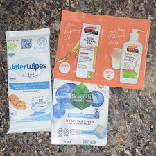 WaterWipes 3-in-1 Sensitive Newborn  Baby Baby Wipes, 10 Count 10 Wipes 
