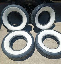 Custom Classic Bias Ply L78-15 4 Ww Set Of 4