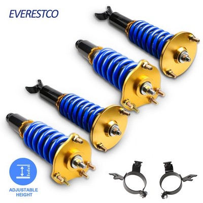 Adjustable Height Full Coilovers For 1992-2001 Honda Prelude Front & Rear Side