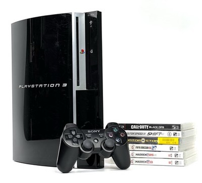 Sony PlayStation 3 80GB PS3 Fat Console System Bundle With Original Controller