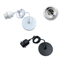Pendant Light Fitting Ceiling Rose E27 Holders Hanging Lighting Suspension Set